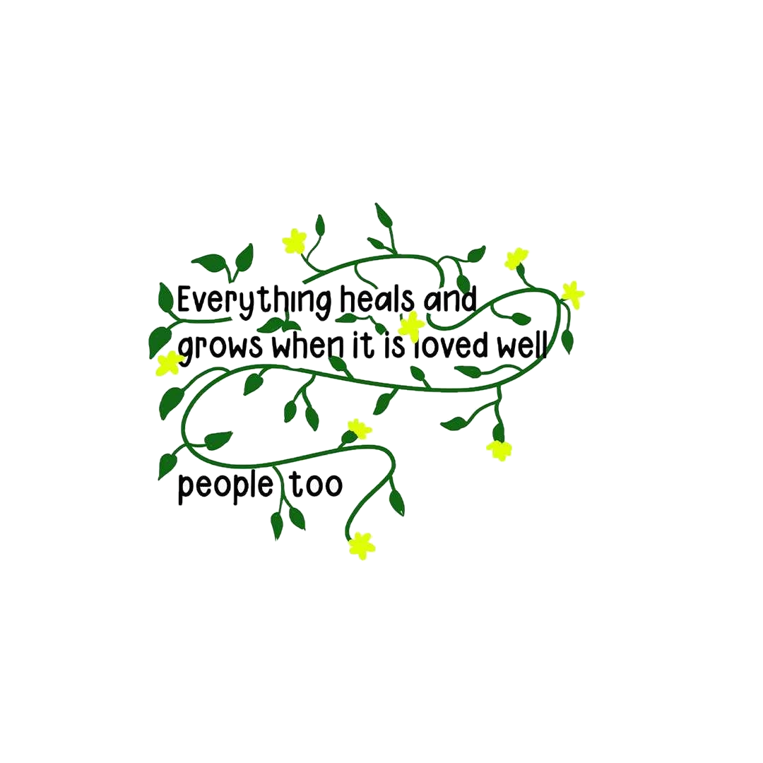 Everything Heals And Grows Sticker